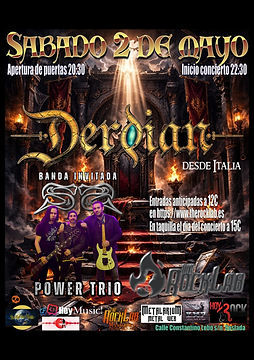 Concierto de Derdian en The Rock Lab (Coslada) · 2 de mayo, 2026