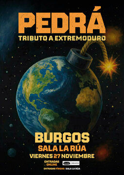 Pedrá ‘Tributo Extremoduro’ en Sala La Rúa (Burgos) · 27 de noviembre, 2026