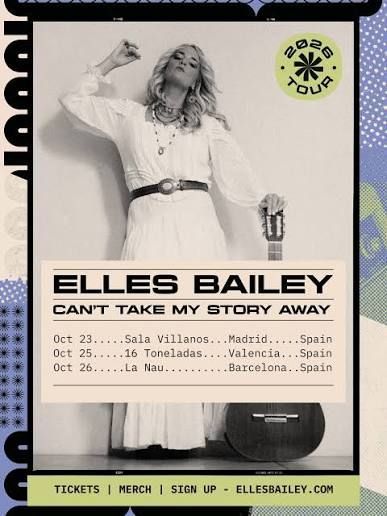 Concierto de Elles Bailey en 16 Toneladas (Valencia) · 25 de octubre, 2026