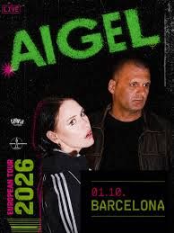 Concierto de Aigel en La Nau (Barcelona) · 1 de octubre, 2026