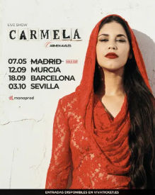 Concierto de Carmela en Sala La Riviera (Madrid) · 17 de octubre, 2026