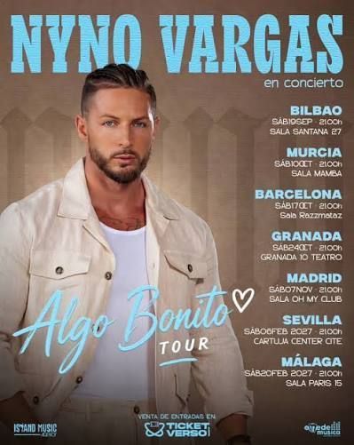 Concierto de Nyno Vargas en Sala Mamba (Murcia) · 10 de octubre, 2026