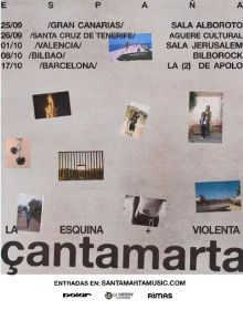 Concierto de Çantamarta en Sala Apolo (Barcelona) · 17 de octubre, 2026