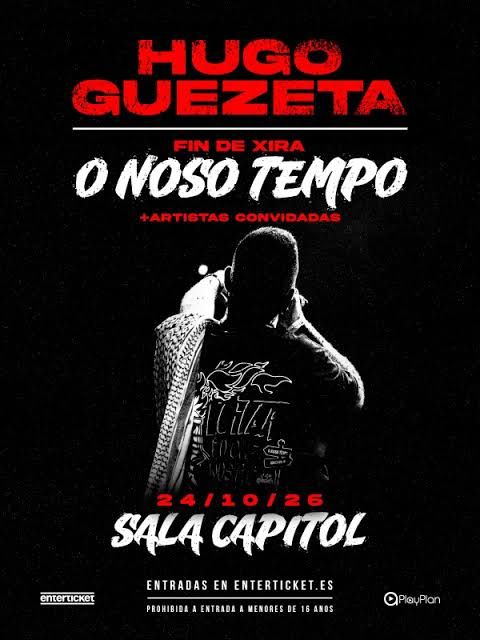 Concierto de Hugo Guezeta en Sala Capitol (Santiago de Compostela) · 24 de octubre, 2026