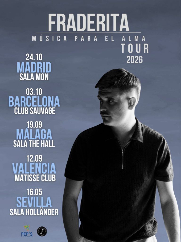 Concierto de Fraderita en Sala Mon Live (Madrid) · 24 de octubre, 2026