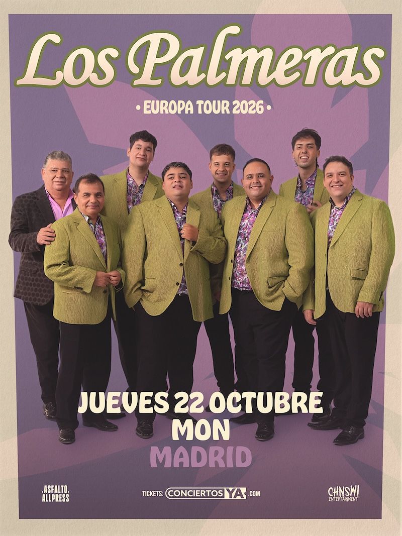 Concierto de Los Palmeras en Sala Mon Live (Madrid) · 22 de octubre, 2026