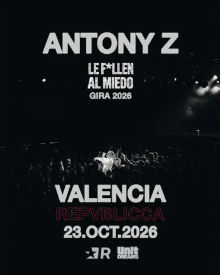 Concierto de Antony Z en Sala Repvblicca (Mioslata) · 23 de octubre, 2026