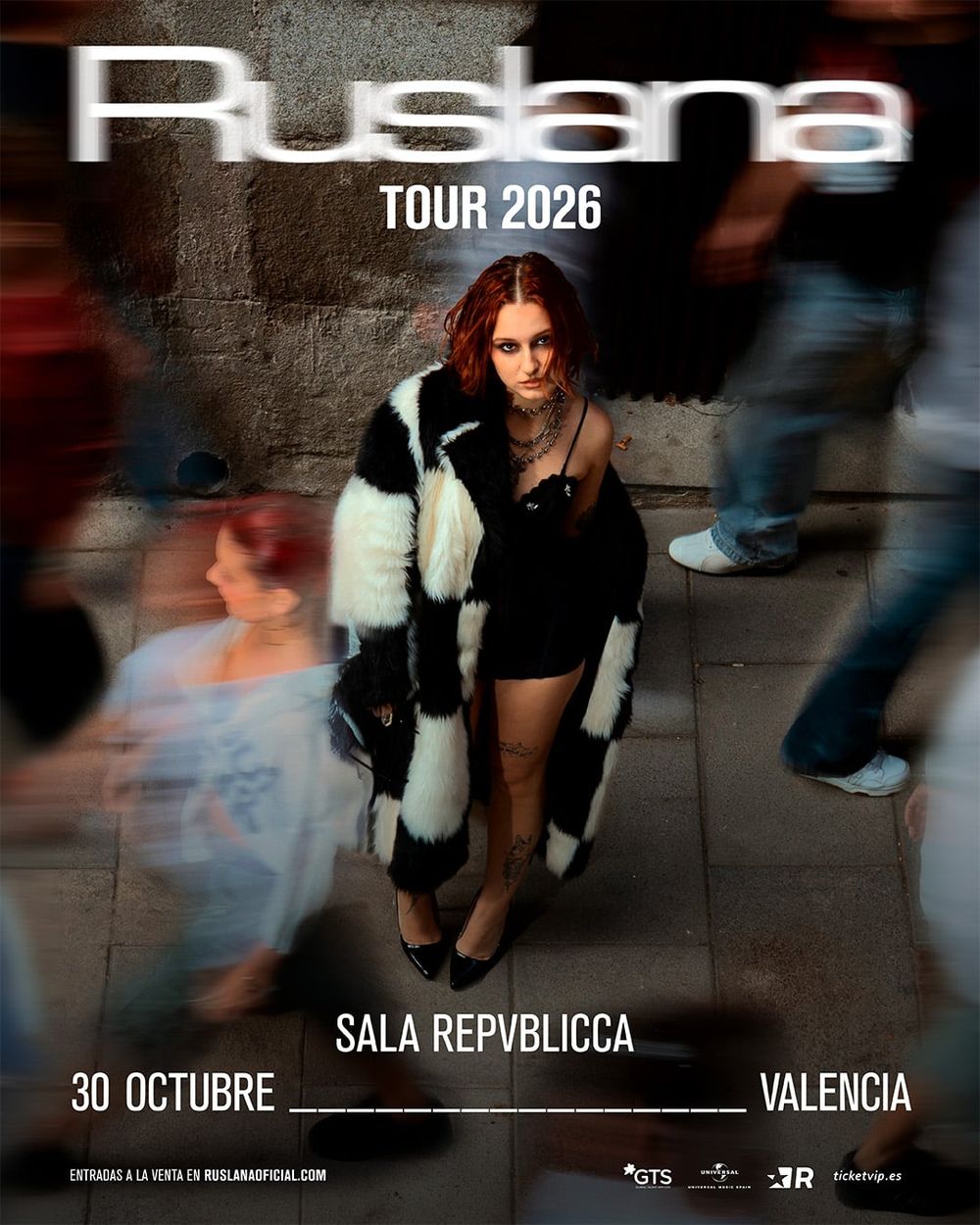 Concierto de Ruslana en Sala Repvblicca (Mislata) · 30 de octubre, 2026