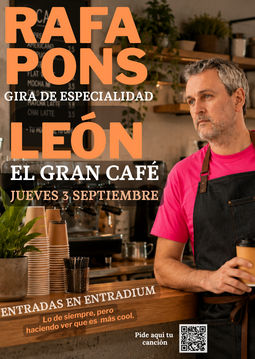 Concierto de Rafa Pons en El Gran Café (León) · 3 de septiembre, 2026