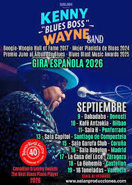 Concierto de Kenny Blues Boss Wayne en Kafé Antzokia (Bilbao) · 10 de septiembre, 2026