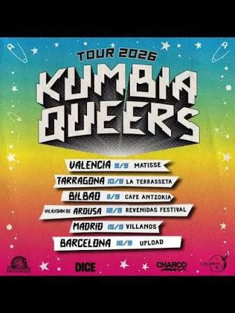 Concierto de Kumbia Queers en Kafé Antzokia (Bilbao) · 11 de septiembre, 2026