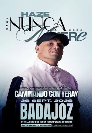 Concierto de Haze en Palacio Manuel Rojas (Badajoz) · 26 de septiembre, 2026