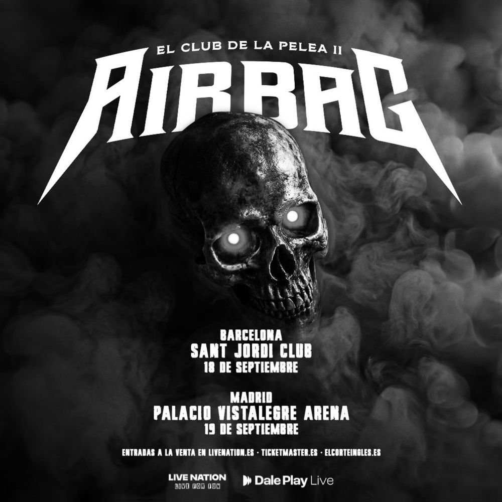 Concierto de Airbag en Palacio Vistalegre (Madrid) · 19 de septiembre, 2026