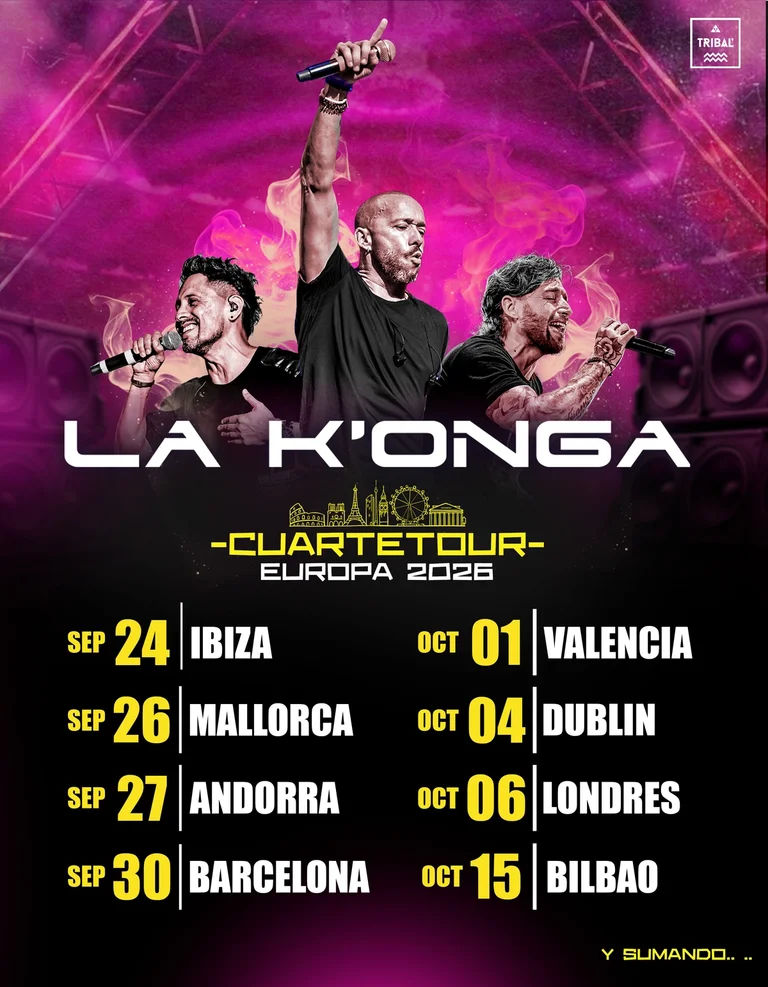 Concierto de La K’onga en Razzmatazz (Barcelona) · 30 de septiembre, 2026