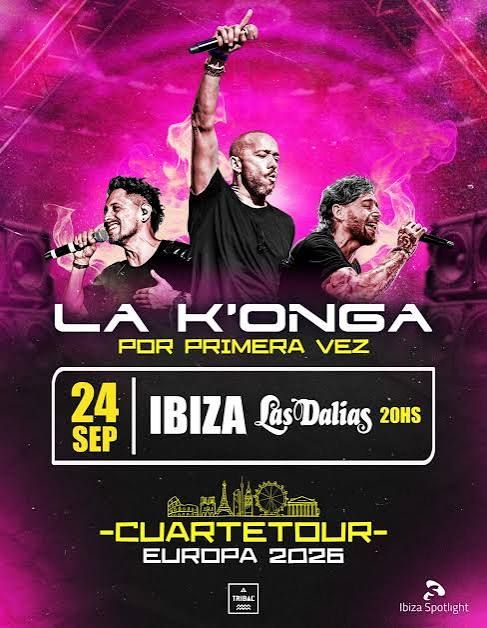 Concierto de La K’onga en Sala Akasha (San Carlos, Ibiza) · 24 de septiembre, 2026