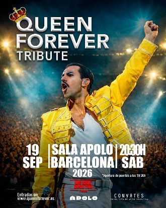 Queen Forever Tribute en Sala Apolo (Barcelona) · 19 de septiembre, 2026