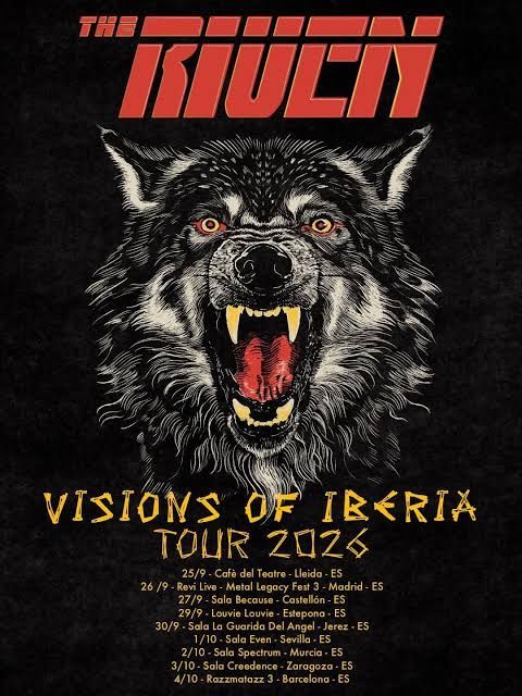 Concierto de The Riven en Sala Because (Castellón) · 27 de septiembre, 2026