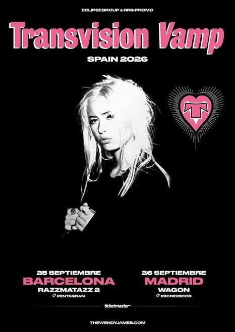 Concierto de Transvision Vamp en Sala Wagon (Madrid) · 26 de septiembre, 2026