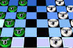 Checkers board