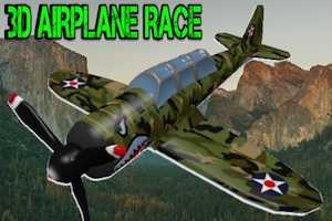 3d airplane race simulator