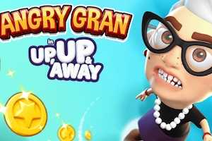 Angry gran jump up