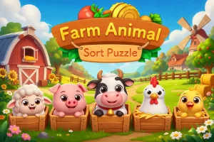 Farm Animal Sort Puzzle