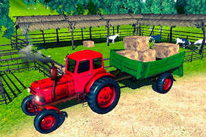 Farmer tractor cargo simulation