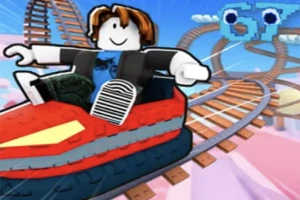 Obby Climb Up and Slide Down on Minecarts