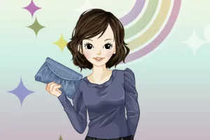 Habillage d une jolie fille