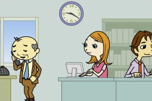 Kissing During Work