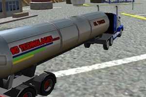 Oil Tanker Truck Drive