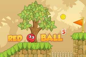 Red bounce ball 5