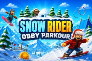 Snow Rider Obby Parkour