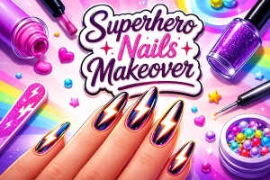 Superhero Nails Makeover