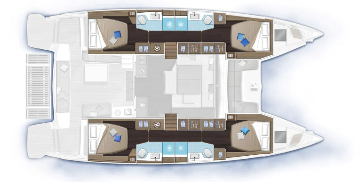 New 2023 Lagoon Multihull 51ft - Marina del Rey CA 4 5