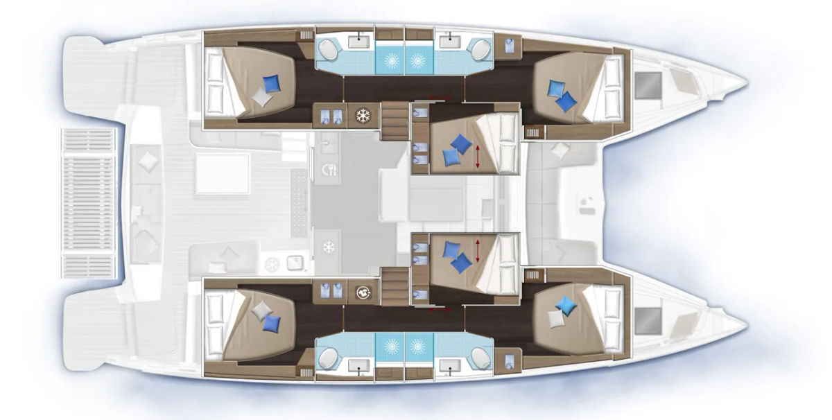 New 2023 Lagoon Multihull 51ft - Marina del Rey CA 5 7