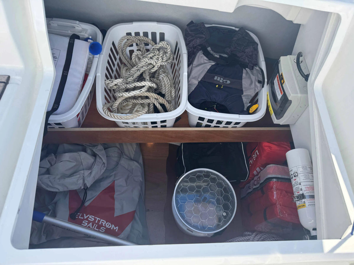 Pre-Owned 2023 Beneteau Monohull 38ft "Cent Anni" - Ventura CA cockpit locker