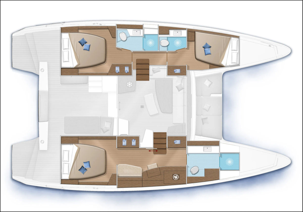 New 2022 Lagoon Multihull 42ft - Marina del Rey CA l42 3cab