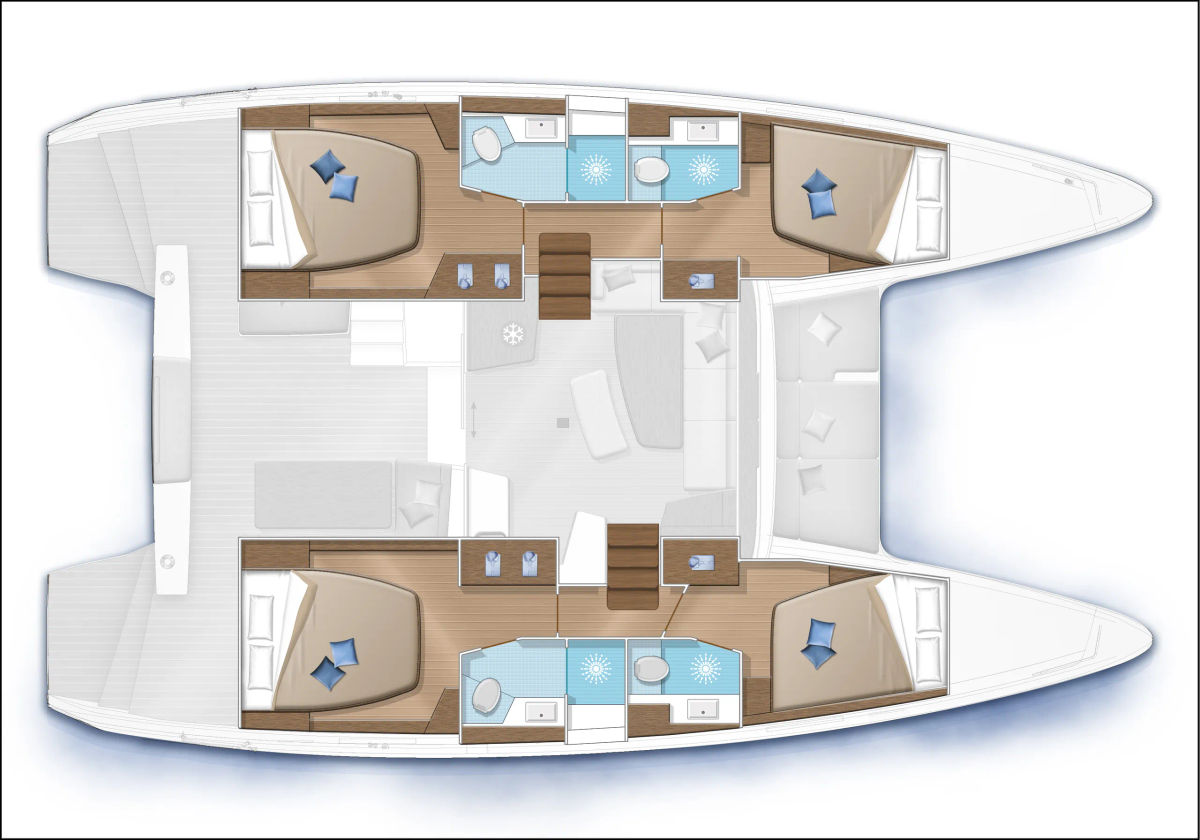 New 2022 Lagoon Multihull 42ft - Marina del Rey CA l42 4cab