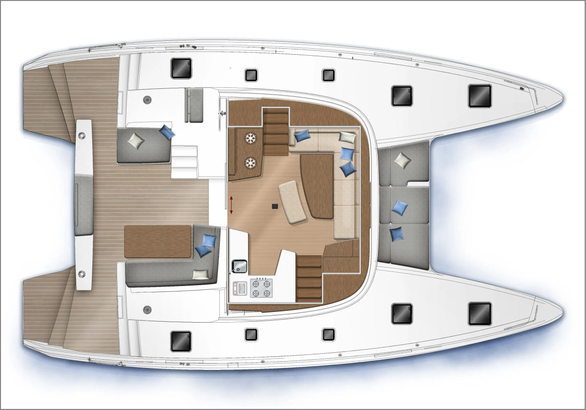 New 2022 Lagoon Multihull 42ft - Marina del Rey CA l42 carre cockpit