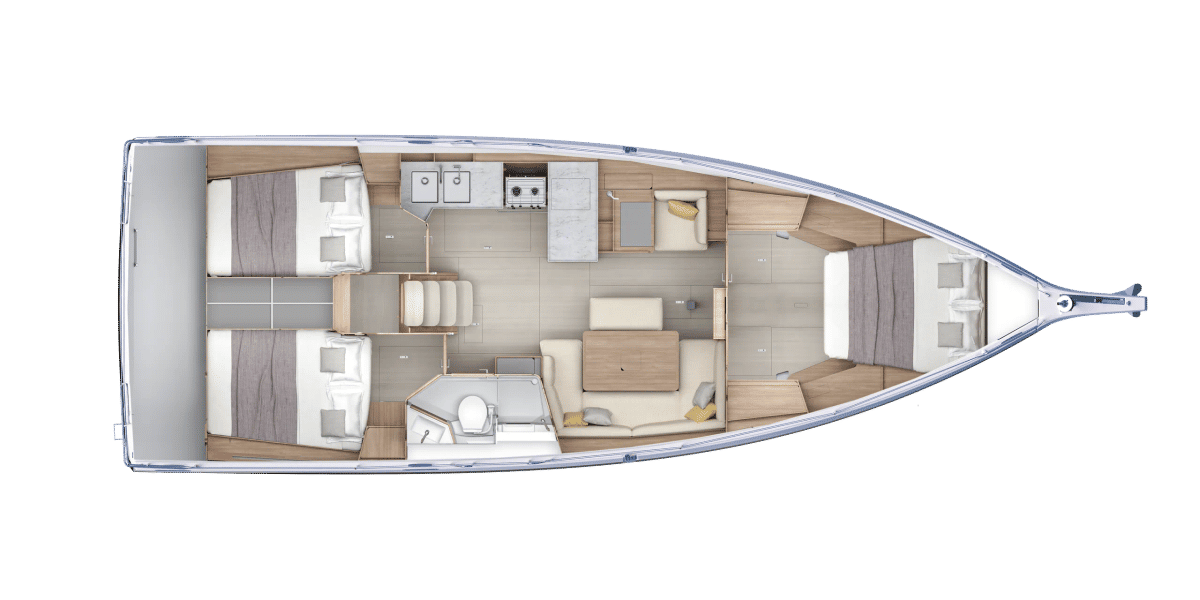 oceanis 42 layout 3c1h l29tac