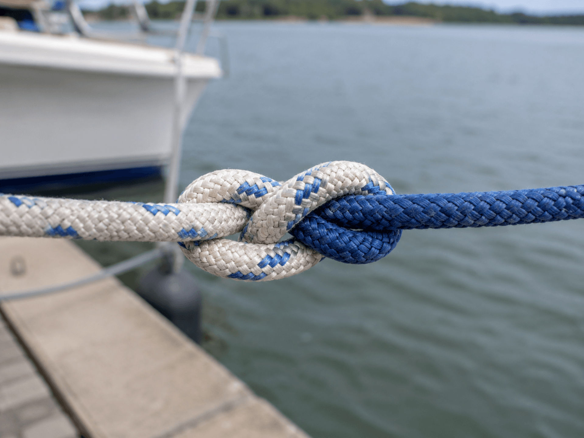 Sheet bend for joining two sailing lines
