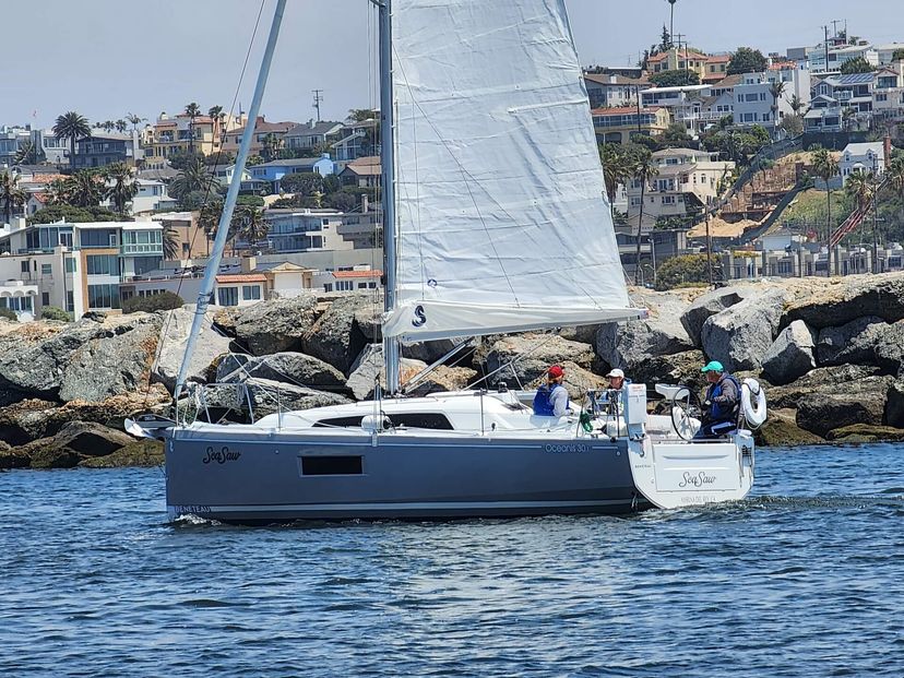 Sailboats in Marina del Rey, a top sailing destination near Los Angeles. Sailboats in Marina del Rey, a top sailing destination near Los Angeles.