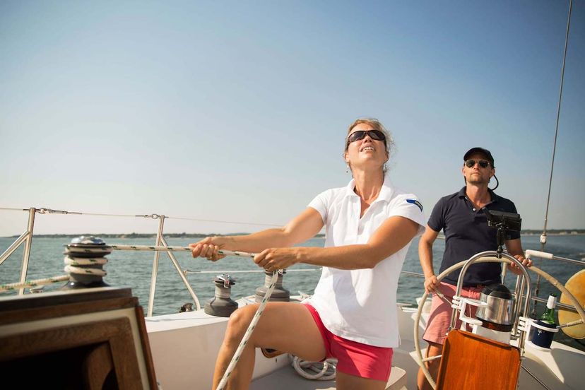 learning to sail