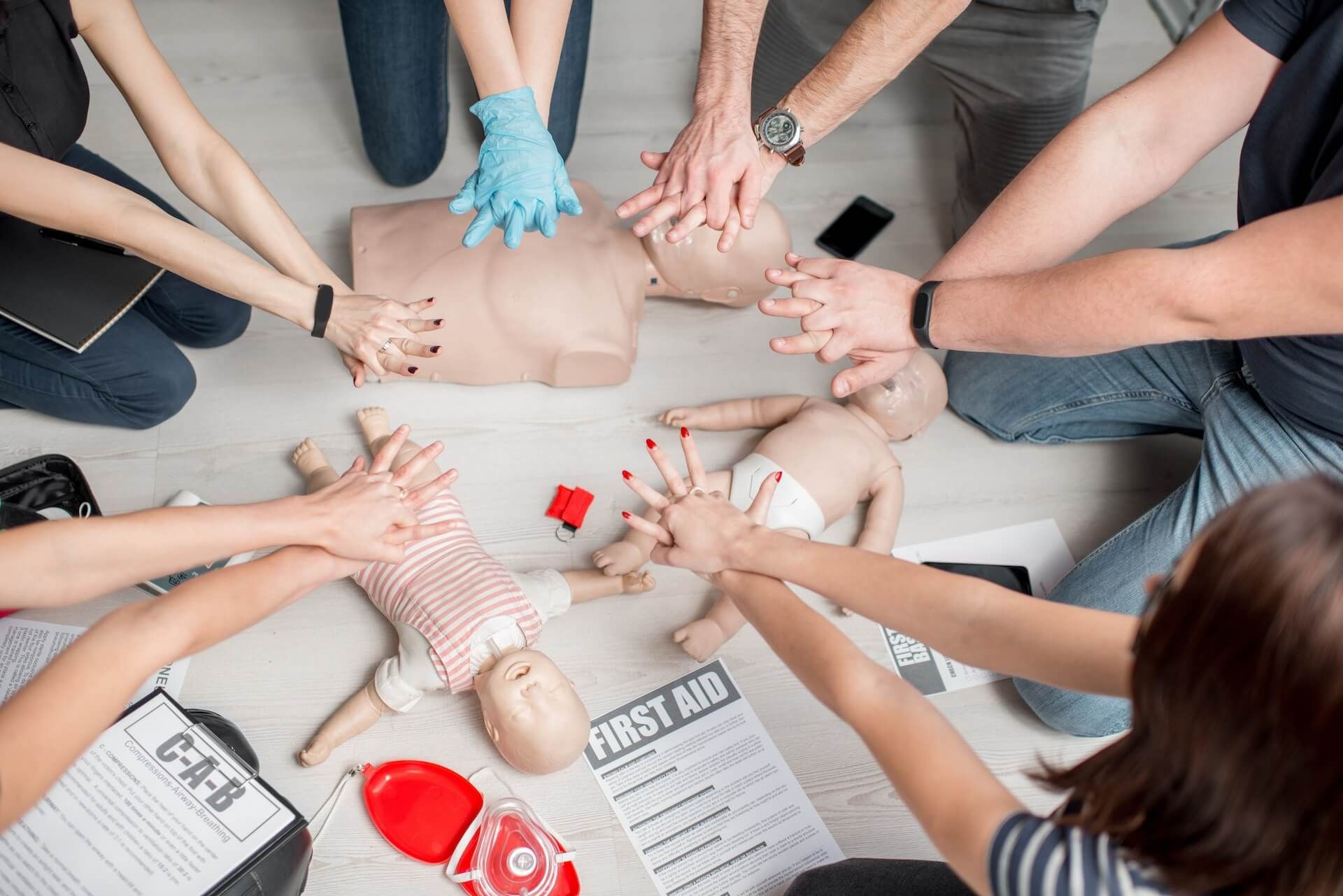 First aid training.