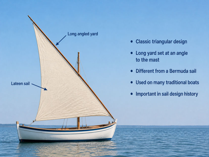 Lateen sail shape Lateen sail shape