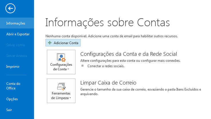 Configurar E-mails POP3 no Outlook - Base de Conhecimento - DacSolution