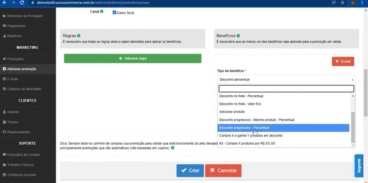 Imagem do vídeo Como criar um desconto progressivo