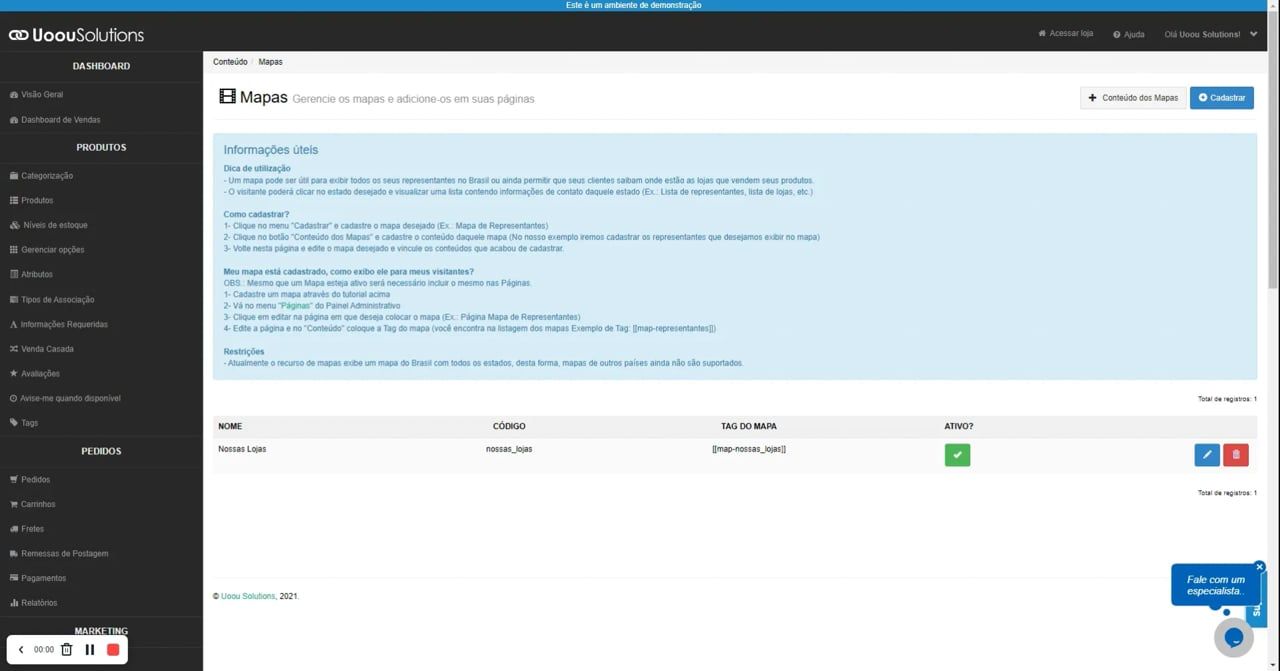Imagem do vídeo Cadastrando um Mapa na Plataforma