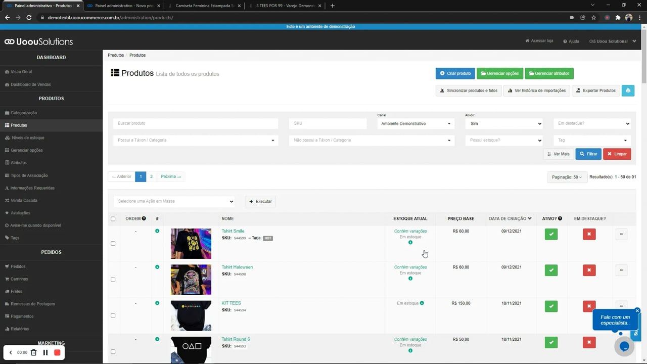Imagem do vídeo Configuração Inicial de um novo Produto